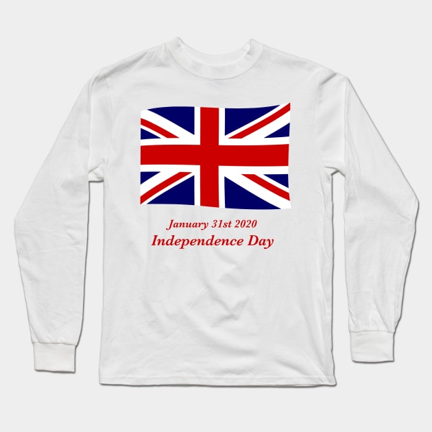 British Independence Day 2020 Long Sleeve T-Shirt by davidroland